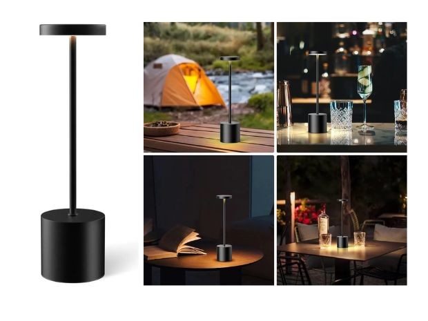&u++ LAMPARA VELADOR LED RECARGABLE USB TACTIL PALITO (8905)